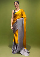 Yellow Ready-to-Wear Saree