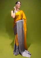 Yellow Ready-to-Wear Saree