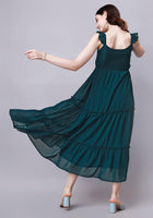 fit and flare maxi dress