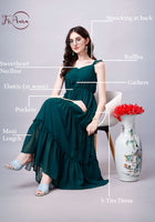 fit and flare maxi dress
