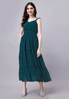 fit and flare maxi dress