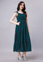 fit and flare maxi dress