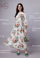 georgette maxi dress