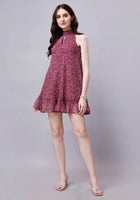 halter neck dress