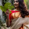 White Silk Saree