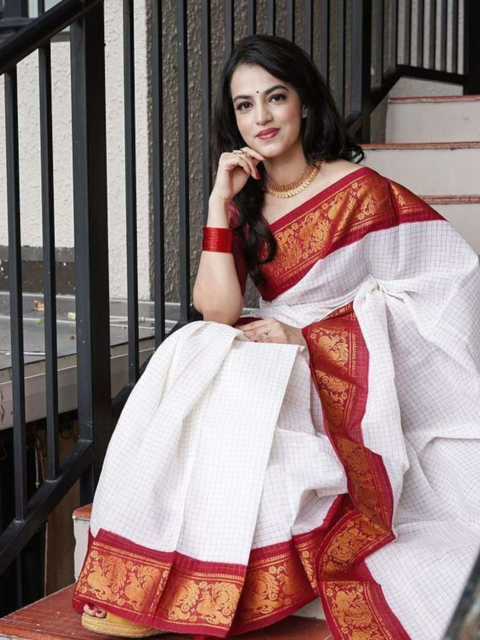 White Saree